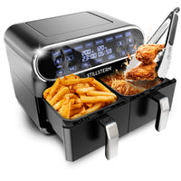 Heißluftfritteuse 8 L – Dual Zone, 2400 W, digital