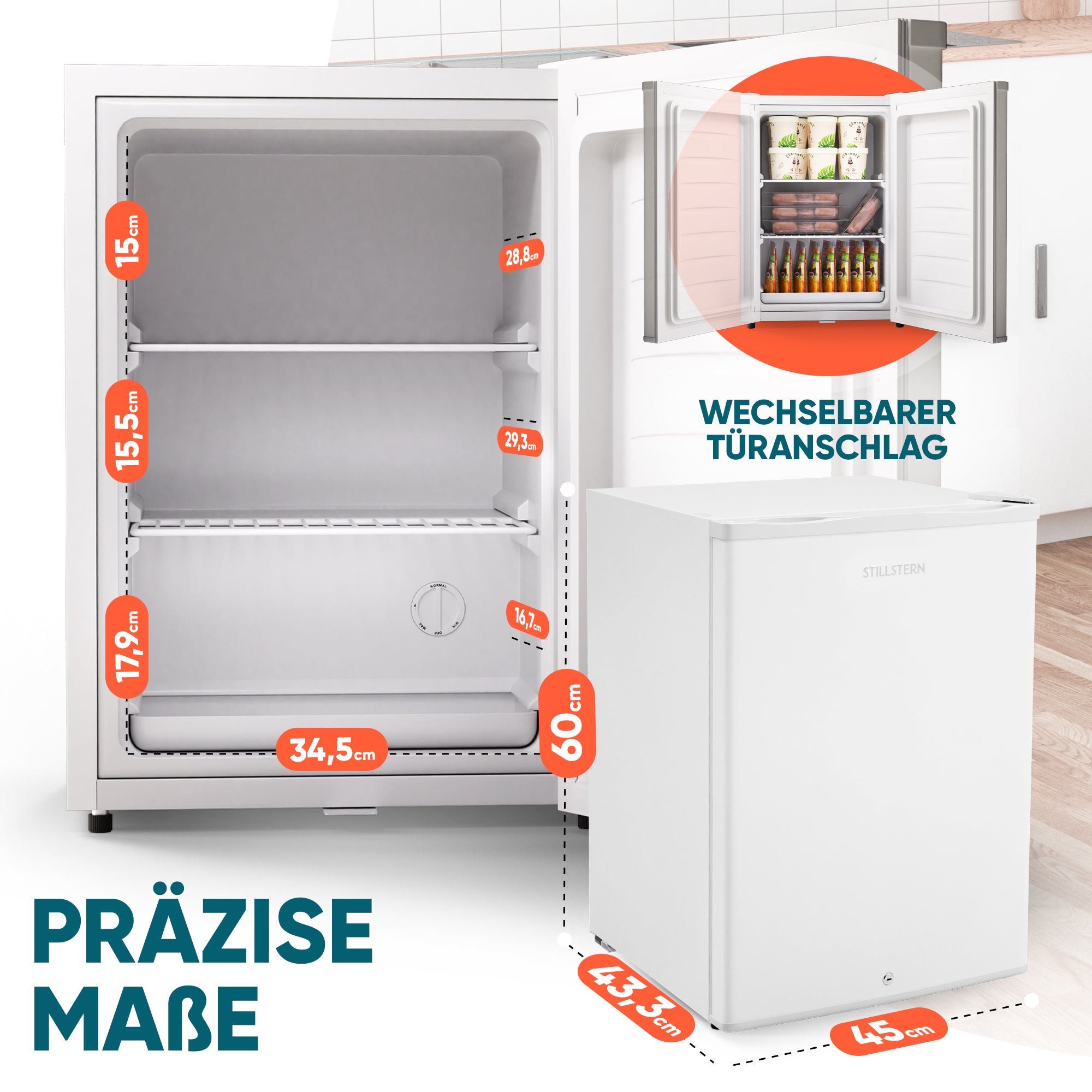 Mini-Gefrierschrank 42 L