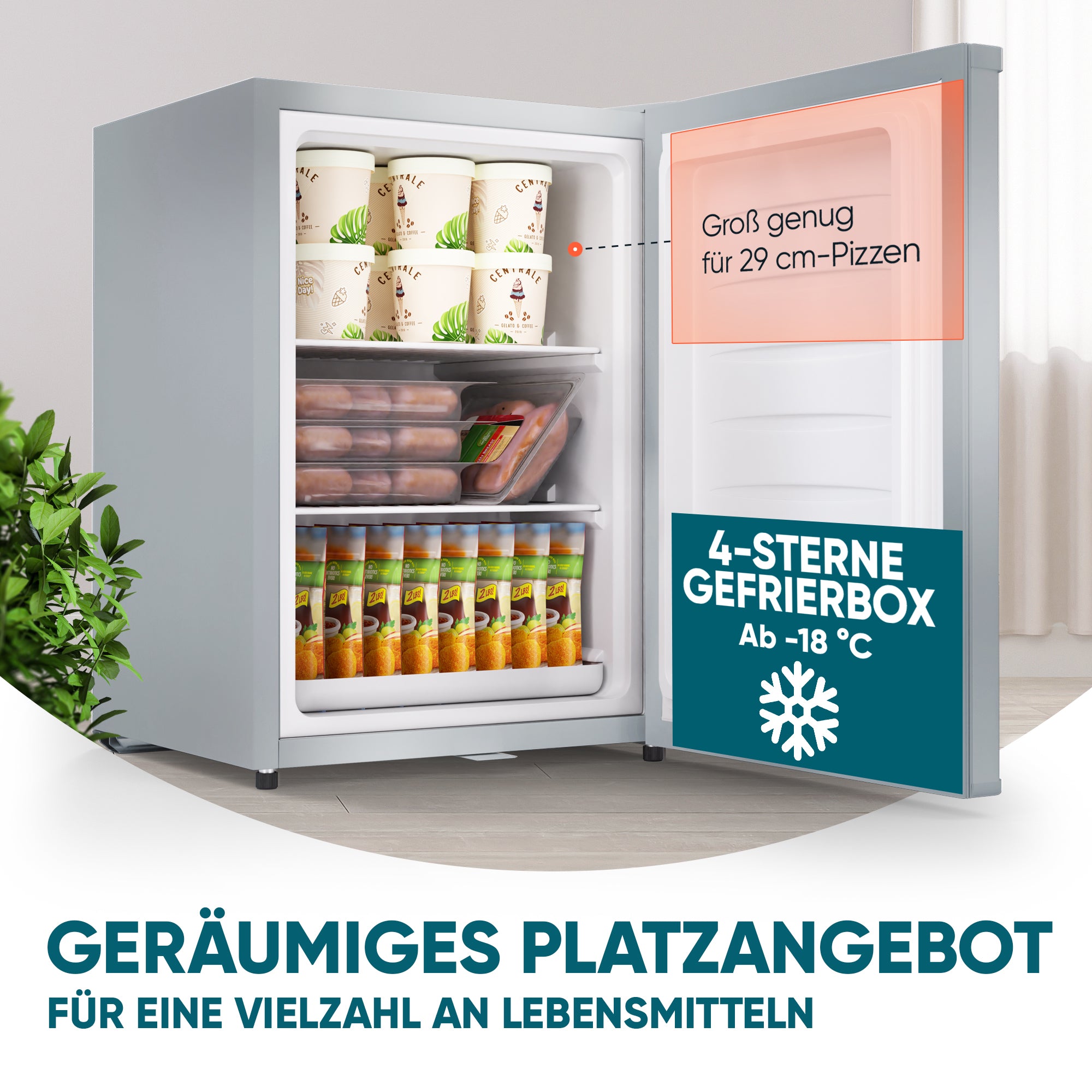 Mini-Gefrierschrank 42 L