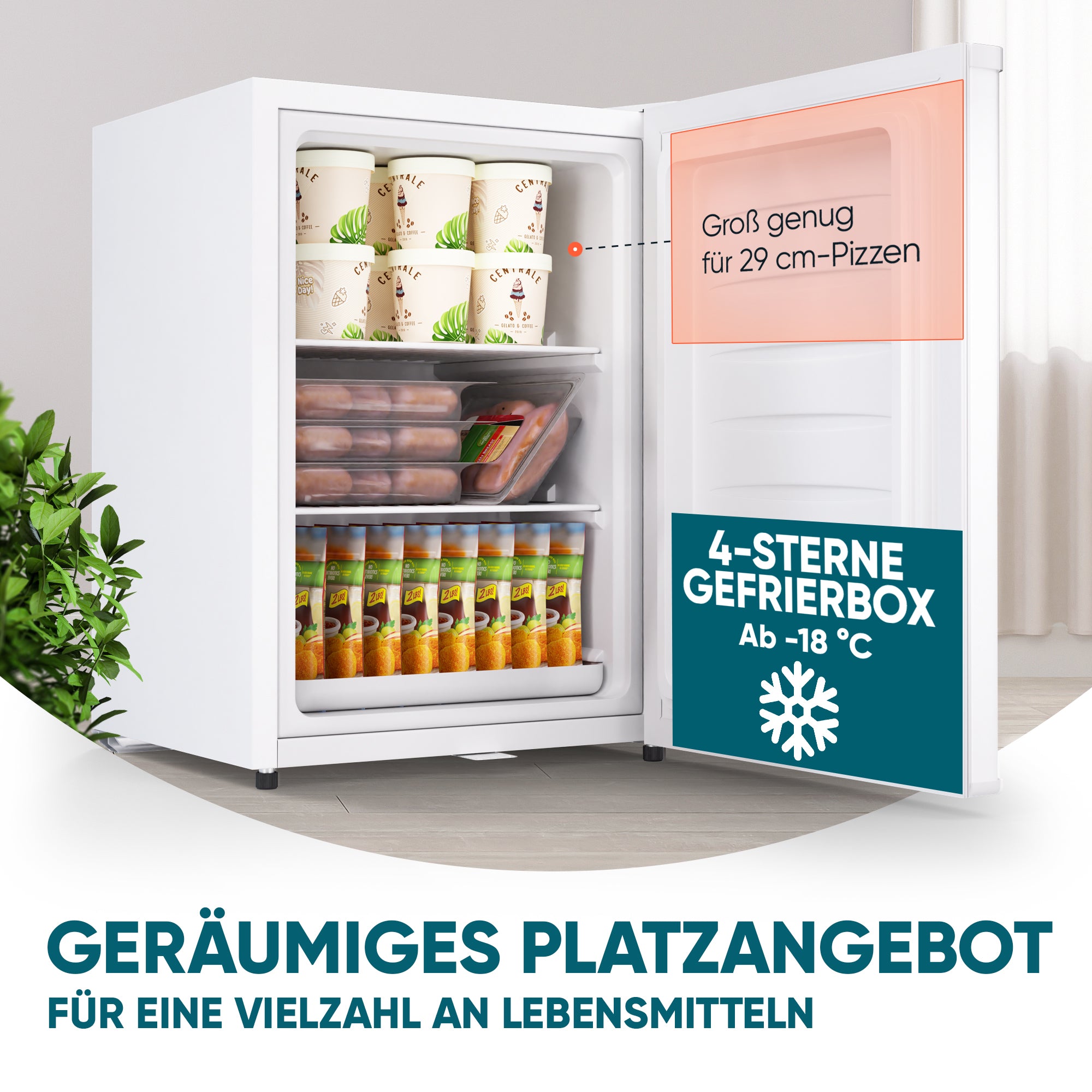 Mini-Gefrierschrank 42 L