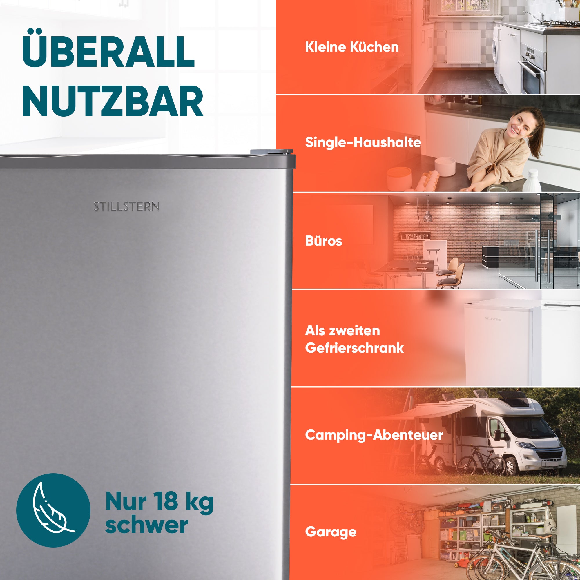 Mini-Gefrierschrank 42 L