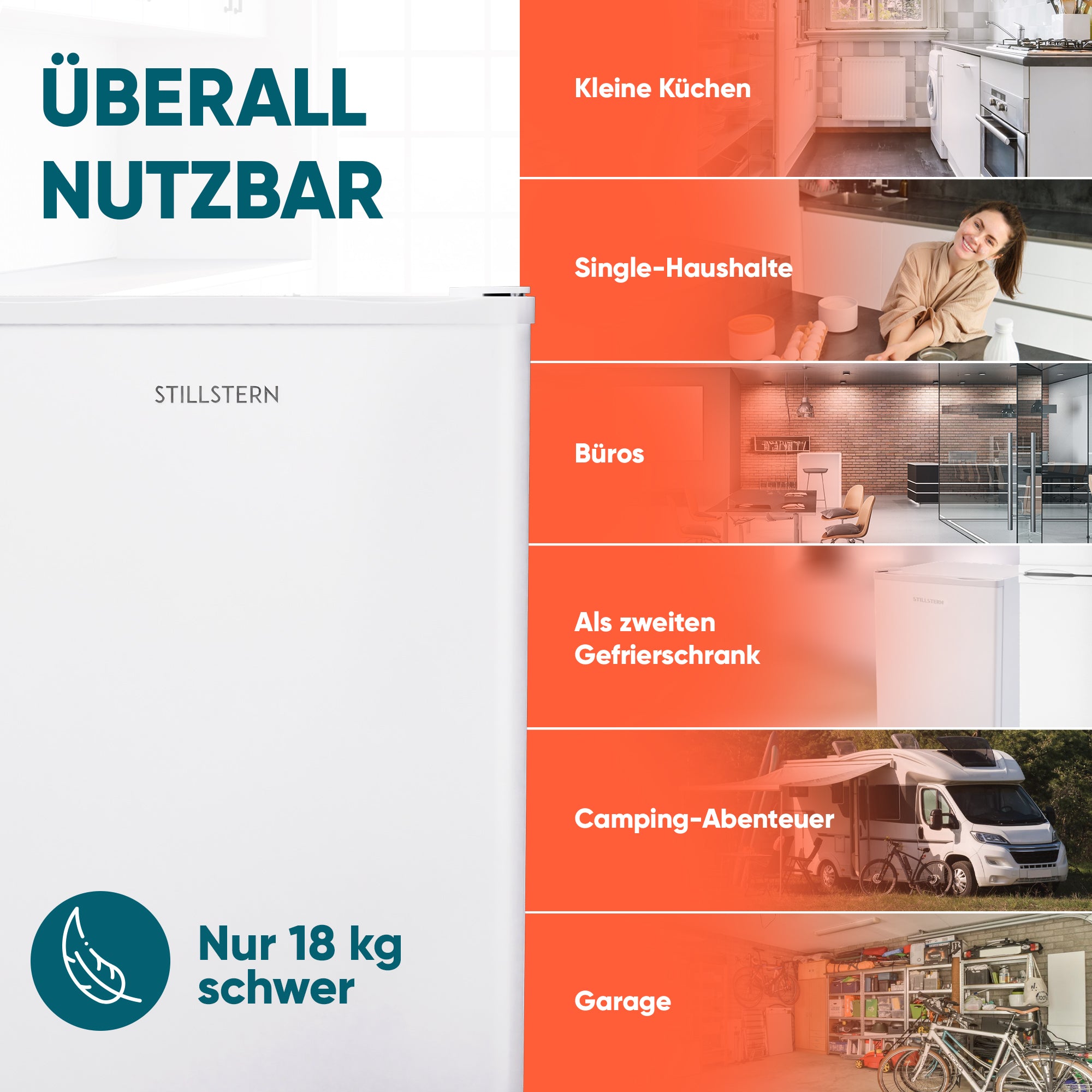 Mini-Gefrierschrank 42 L