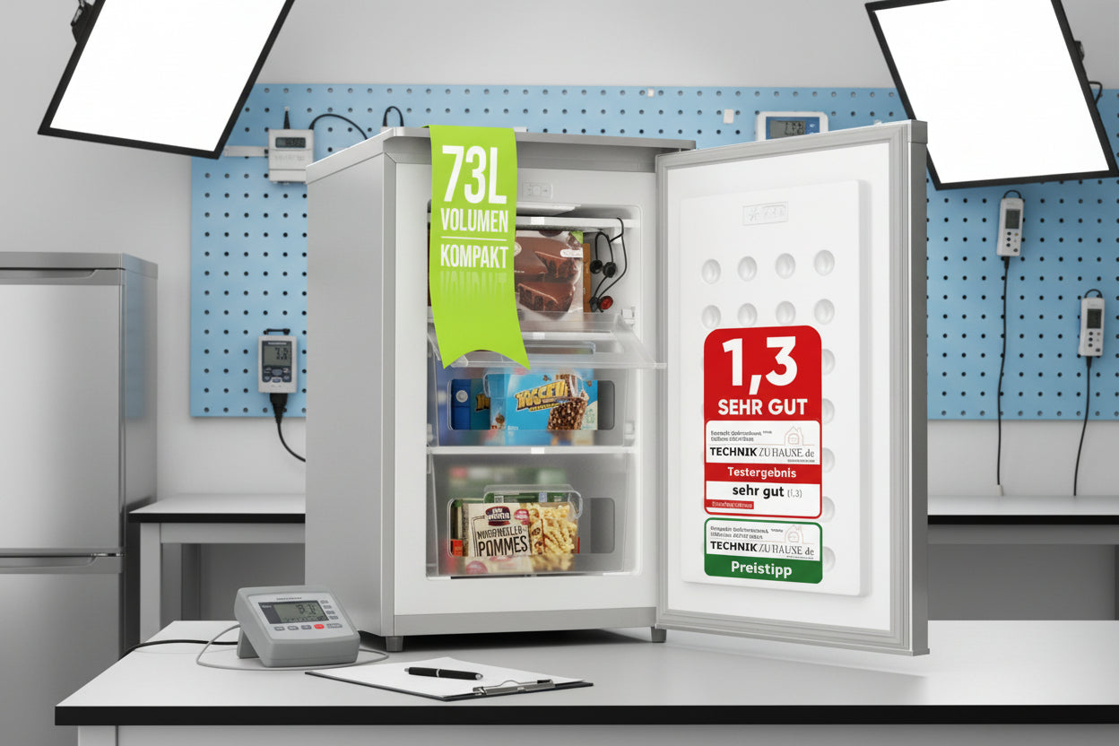 Gefrierschrank klein 73L im Test: Stillstern GS-75 bei Technikzuhause