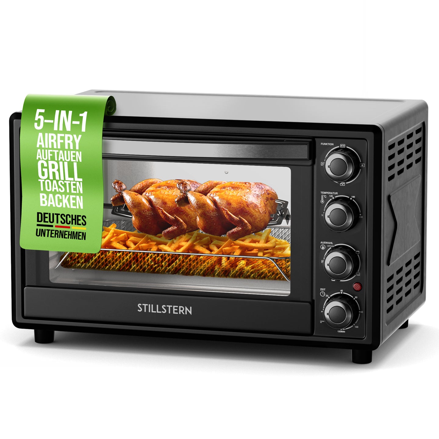 Mini-Backofen mit Umluft - Mechanisch 35 L