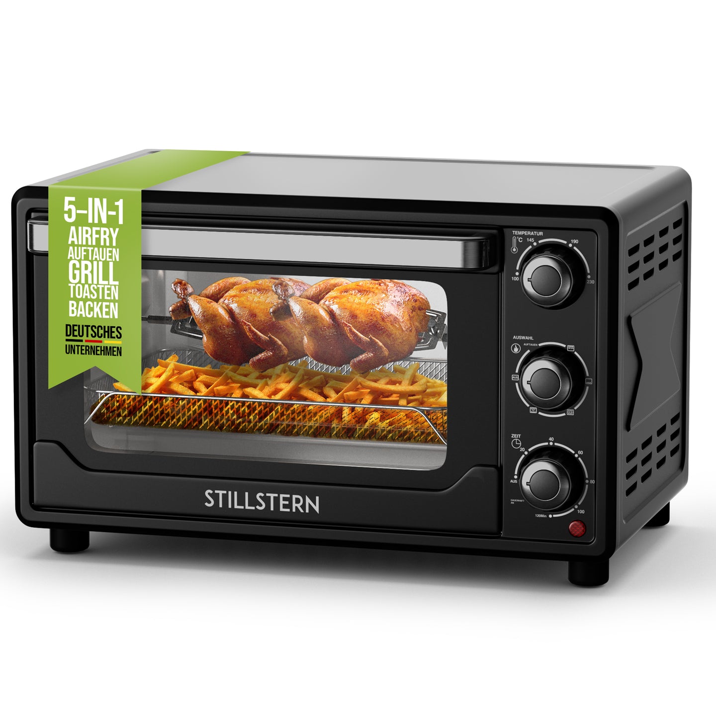 Mini-Backofen mit Umluft - Mechanisch 25 L