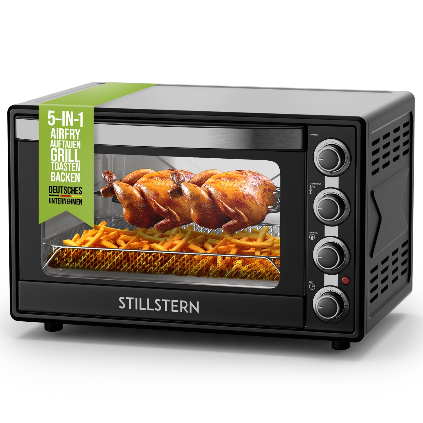 Mini-Backofen mit Umluft - Mechanisch 60 L
