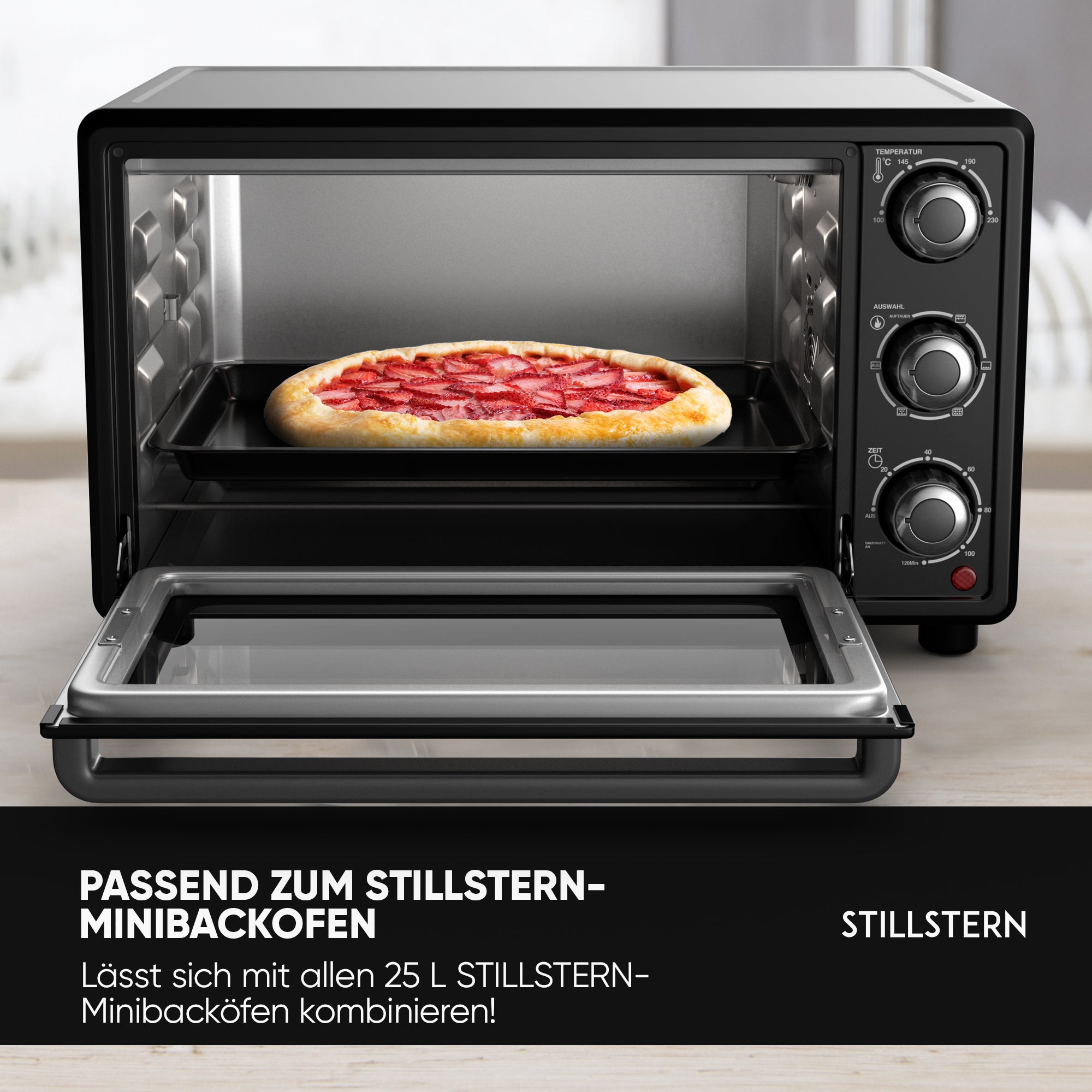 Backblech für Stillstern 25L Minibackofen MB25-MX 2G (1190) – Gerade Oberfläche
