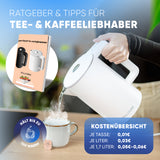 Wasserkocher Digital 1,7 L mit Temperaturwahl