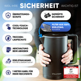 Wasserkocher Digital 1,7 L mit Temperaturwahl