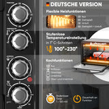 Mini-Backofen mit Umluft - Mechanisch 45 L