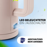 Wasserkocher mit Edelstahl Filter & Trockenlaufschutz 1,7L