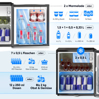 Mini-Kühlschrank 45 L mit Frostfach