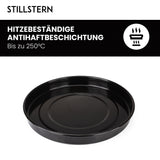 Stillstern Pizzablech rund Antihaftbeschichtet (32cm) für Minibacköfen und Öfen