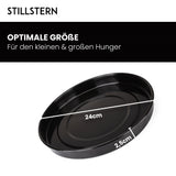 Stillstern Pizzablech rund Antihaftbeschichtet (24cm) für Minibacköfen und Öfen