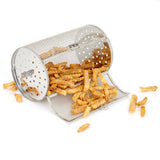 Stillstern Edelstahl Grillkorb für Minibackofen Bratenkorb - 14cm Ø