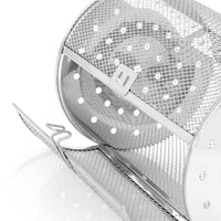 Stillstern Edelstahl Grillkorb für Minibackofen Bratenkorb - 14cm Ø