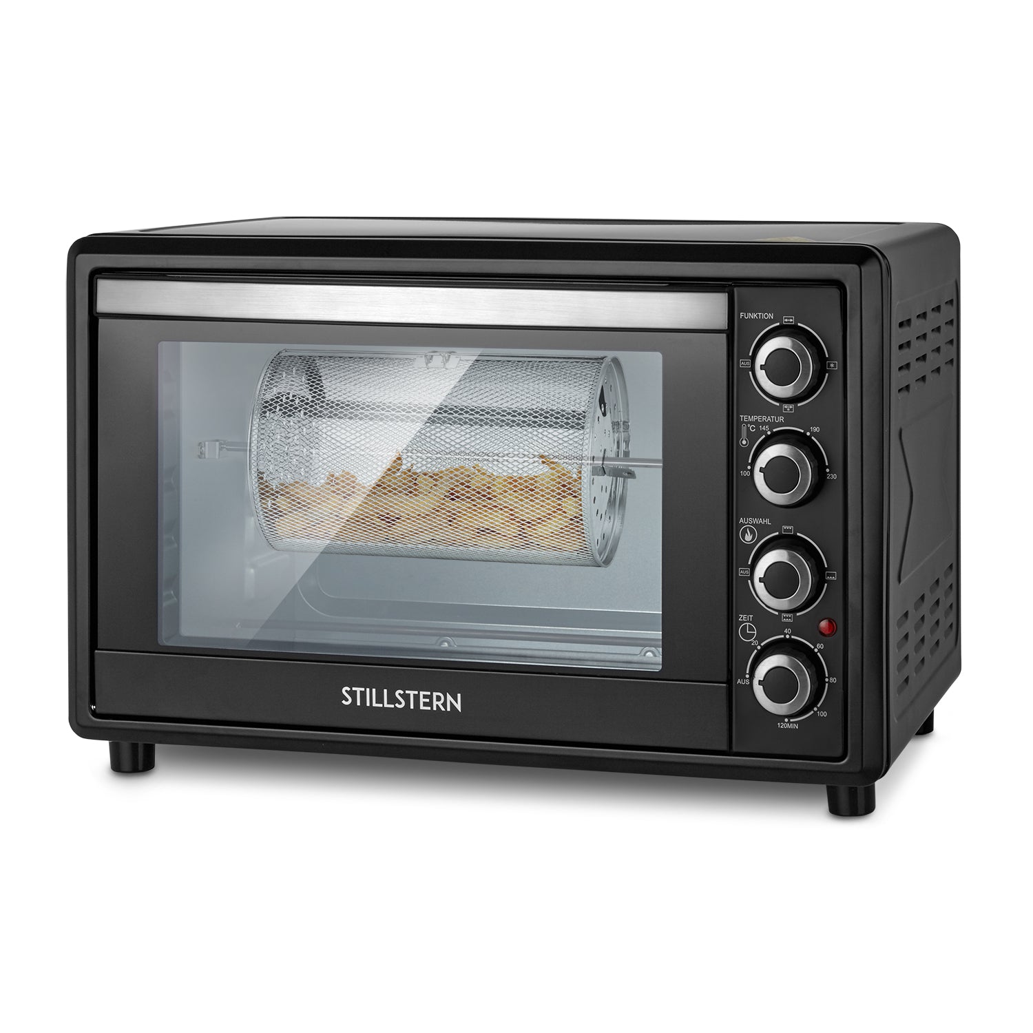 Stillstern Edelstahl Grillkorb für Minibackofen Bratenkorb - 14cm Ø