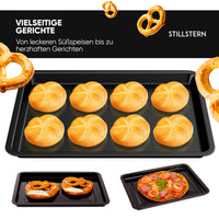 Backblech für Stillstern 45L Minibackofen MB45-LED 2G (1101), MB45-MX 2G (1176) & MB45-KP 2G (1485) – Gerade Oberfläche