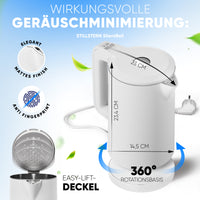 Wasserkocher Digital 1,7 L mit Temperaturwahl