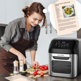 Heißluftfritteuse 12 L – digital, 12 Programme, 1800 W