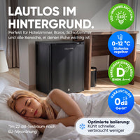 Mini-Kühlschrank 40 L – Lautlos - Standard- oder Glastür