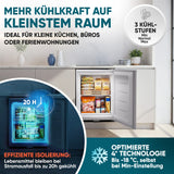Mini Gefrierschrank klein & leise 31L weiss