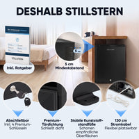 Mini-Kühlschrank 40 L – Lautlos - Standard- oder Glastür