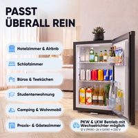 Mini-Kühlschrank 40 L – Lautlos - Standard- oder Glastür