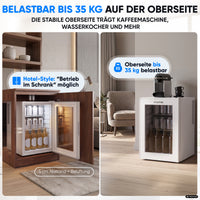 Mini-Kühlschrank 40 L – Lautlos - Standard- oder Glastür