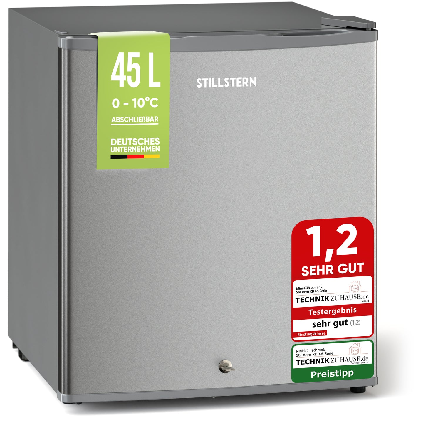 Mini-Kühlschrank 45 L mit Frostfach