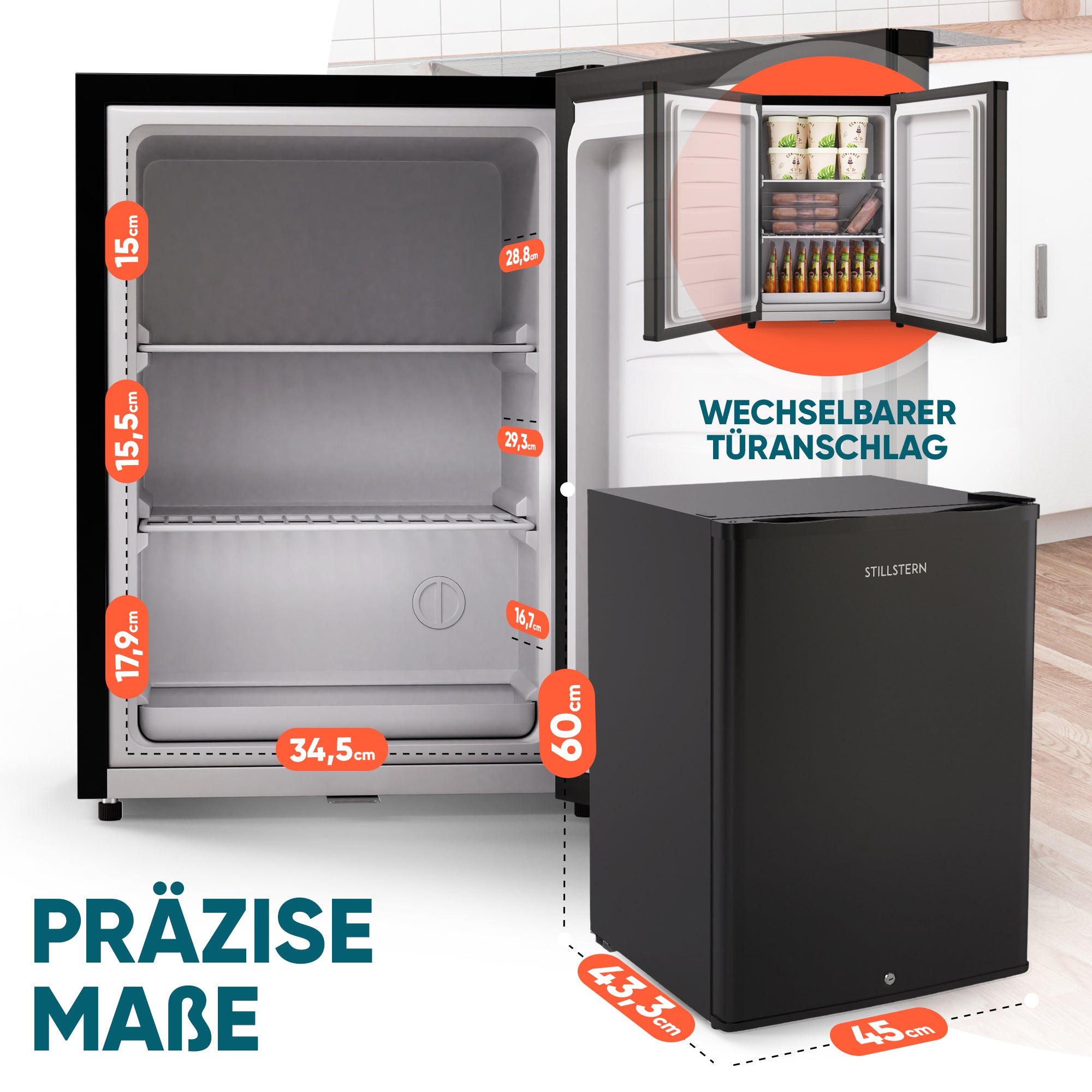 Mini-Gefrierschrank 42 L