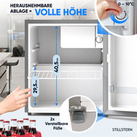 Mini-Kühlschrank 45 L mit Frostfach