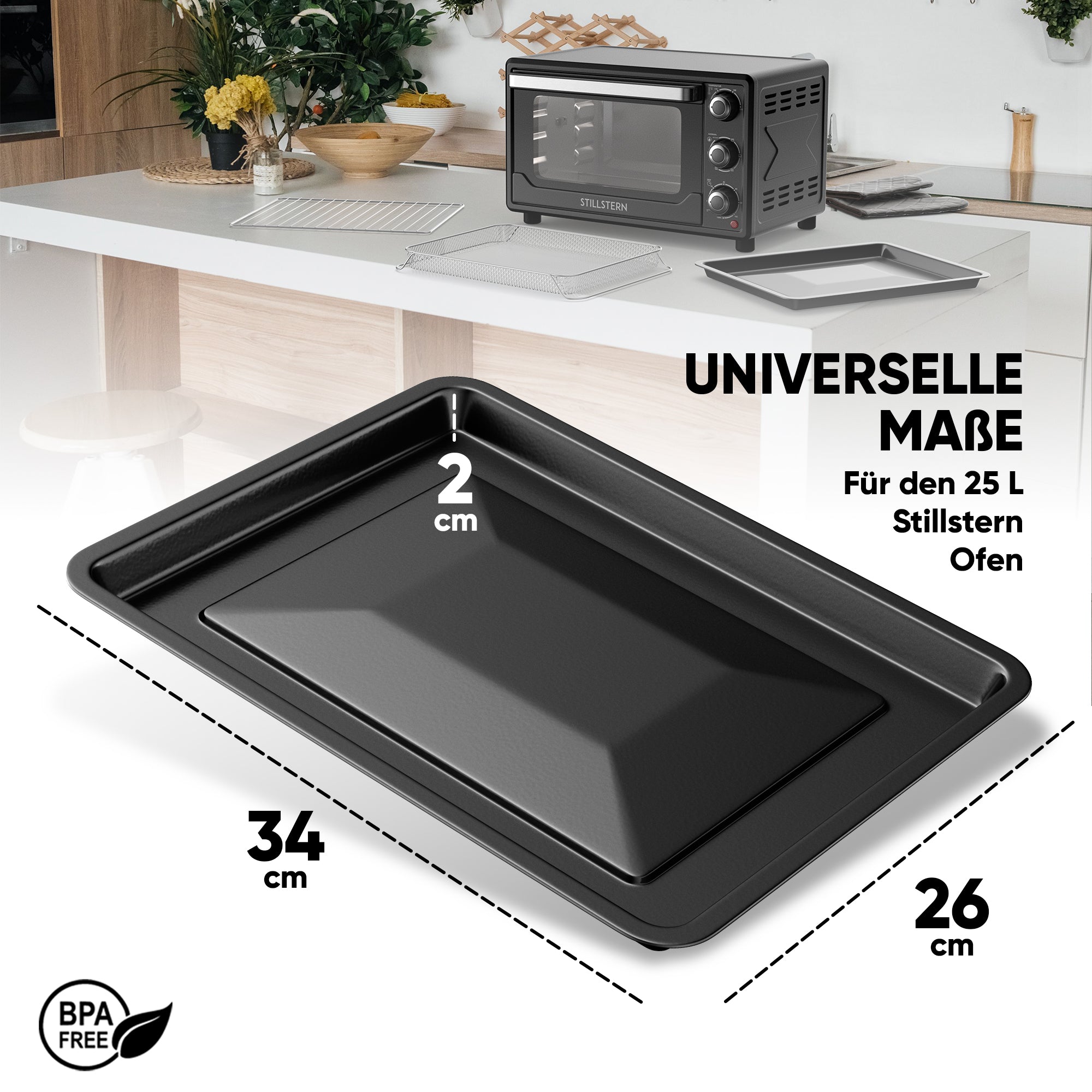 Backblech für Stillstern 25L Minibackofen (MB25-MX 2G - 1190)
