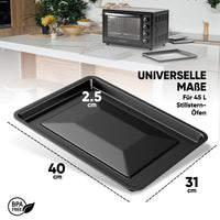Backblech für Stillstern 45L Minibackofen (MB45-LED 2G - 1101, MB45-MX 2G - 1176 und MB45-KP 2G - 1485)
