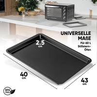 Backblech für Stillstern 60L Minibackofen MB60-MX 2G (1191) – Gerade Oberfläche