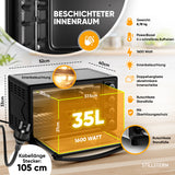 Mini-Backofen mit Umluft - Mechanisch 35 L