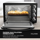 Original Airfryer-Einsatz für Stillstern 60L Minibackofen (geeignet für: MB60-MX 2G - 1191), Airfryer-Backblech, Airfryer-Rost