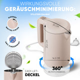Wasserkocher Digital 1,7 L mit Temperaturwahl