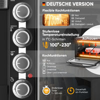Mini-Backofen mit Umluft - Mechanisch 60 L