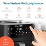 Heißluftfritteuse 8 L – digital, Dampf-Funktion, 1800 W