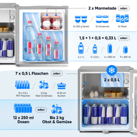 Mini-Kühlschrank 45 L mit Frostfach