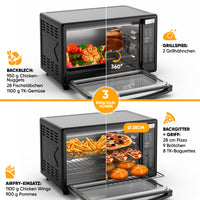 Mini-Backofen mit Umluft - Digital 35 L