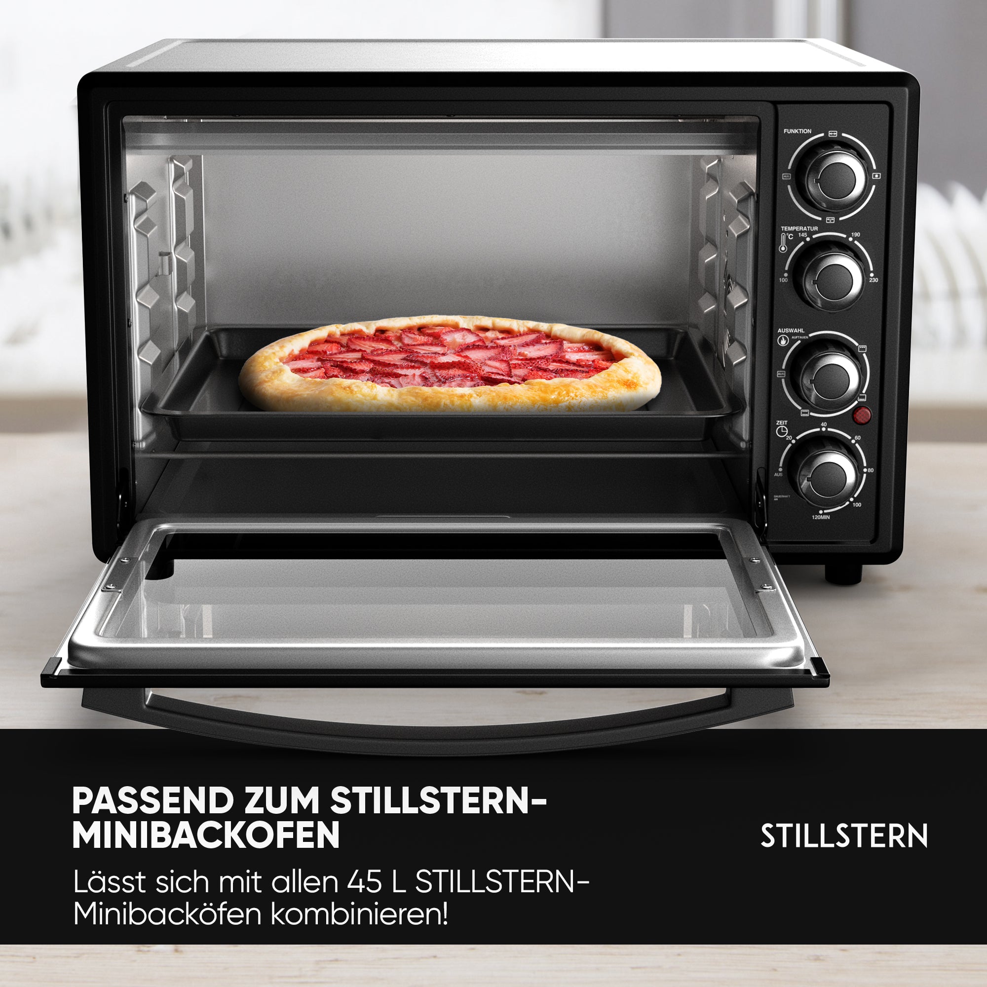 Backblech für Stillstern 45L Minibackofen (MB45-LED 2G - 1101, MB45-MX 2G - 1176 und MB45-KP 2G - 1485)