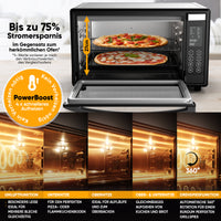 Mini-Backofen mit Umluft - Digital 35 L