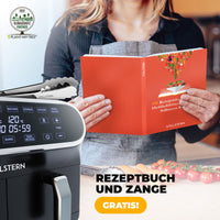 Heißluftfritteuse 8 L – Dual Zone, 2400 W, digital