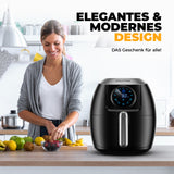 Heißluftfritteuse 5 L – digital, 1800 W, LED-Touch