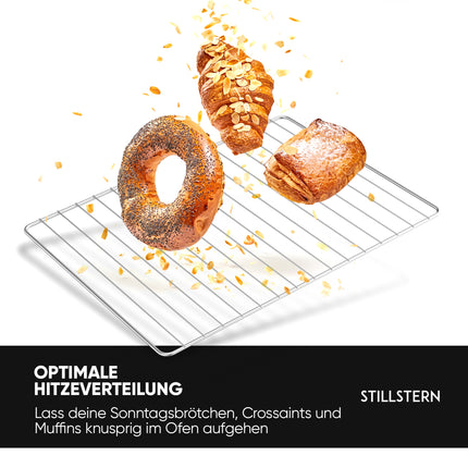 Original Grillrost für Stillstern 35L Minibackofen (geeignet für MB35-LED 2G - 1160 & MB35-MX 2G - 1184)